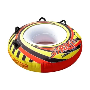 Custom Plastic Inflatable Snow Tube with Safety Features for Winter Use