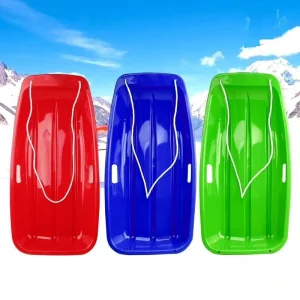 Custom Plastic Snow Sledge for Kids and Adults, Toboggan Grass Board
