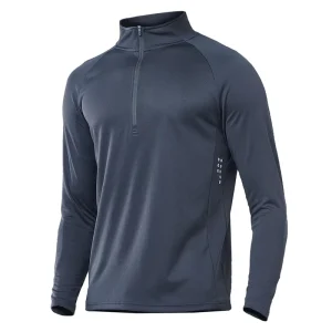 Custom Premium Quarter Zip Pullover Athletic Running Shirt Quick Dry Training Top Activewear Midlayer Dry Fit 1 4 Zip Pullover