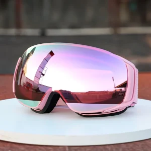 Custom Ski Goggles Double Layers Anti Fog Windproof Big Vision Ski Mask Glasses Skiing Snow Men Women Snowboard Goggles