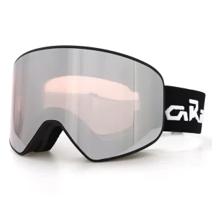 Custom Ski Goggles Men Women Adult Anti-Fog Scratch UV400 Magnetic Lens OEM Snowboard Goggles Manufacturer