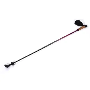 Custom Ski Pole the Best Choice Trekking Telescopic Fiber Poles Rubber Material Carbon Plastic+Cork Handle Cross Country