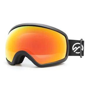 Custom Snow Goggles PC Anti-Fog Lens UV400 Protection OTG Snowboard Ski Goggles Manufacturer