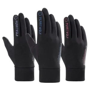 Custom Touch Screen Man Hand Warm Sport Bike Cycling Winter Gloves for Man