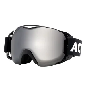 Custom UV Coated Snow Sport Ski Goggles for Adults Double 2 Layers Elastic Band Cylindrical Lens Anti Fogging Features