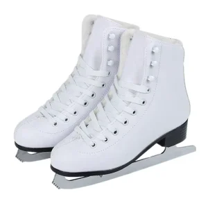 Custom White Ice Figure Skating Shoes Professional Ice Rink Ice Skates Shoes