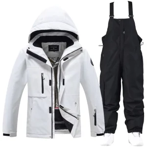 Custom Windproof Outdoor Full Body Snow Suit Custom Size Quality Snowboard Casual Waterproof Men’s Snow Suit