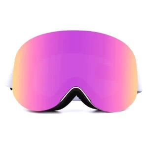 Custom Winter Sports Full Hd Lens Heart Shape Anti Fog Glasses Ski Google Womens Snow Goggles Supplier
