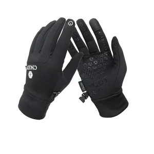 Custom Winter Warm Cycling Gloves Running Gloves Wear-resistant Touch Screen Anti-slip Outdoors Windproof Gloves
