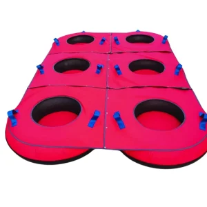 Customizable 100cm Waterproof Rubber Inflatable Snow Tube