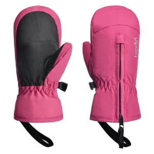 Customizable Cute Baby Gloves for 3 6 Years Eco friendly Kid Zipper Winter Zip Mitten for Outdoor Snowboarding Ski Mittens