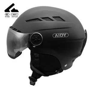 Customizable Dual Sport Ski & Snowboard Helmet Goggle Visor ABS+EPS Material S M L XL XXL Sizes CE EN1077 Certified Adults Kids