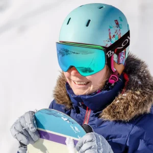 Customizable Logo Ski Goggles UV Protection Super Elastic Adjustable Sports Glasses for Outdoor Snow Blindness Fog Prevention