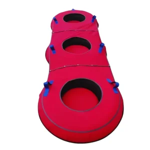 Customizable Waterproof Inflatable Snow Tube with Anti-Roll Design and Hard Bottom