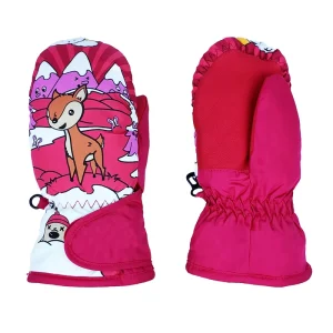 Customized Children’s Waterproof Cartoon Style Ski Gloves for Warmth and Protection in Winter Outdoor Activities
