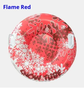 Customized Color Inflatable Durable Plastic Snow Tube for Children and Women