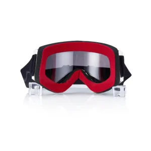 Customized Frame Face Foam Lens UV400 Ski Goggles with Mirror Coating for Snowboarding
