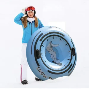 Customized Inflatable All-Terrain Snow Tube for Hills and Slopes with Quick-Inflate Valve
