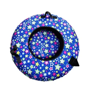 Customized Inflatable Snow Ski Circle Popular Design Snow Sled Tube for Adults and Children