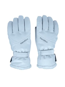 Customized Men’s and Women’s Universal White Simple Long Plush Ski Gloves for Warmth Waterproofing Winter protection Outdoor