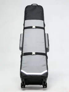Customized Outdoor Large Capacity Ski Bag with Wheels and Support Frame Waterproof Nylon Ski Equipment Storage Bag Ski Boot Bag