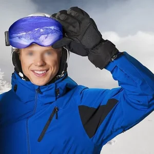 Customized Spandex Fabric Ski Goggle Cover Bag with Elastic Design and Custom Logo