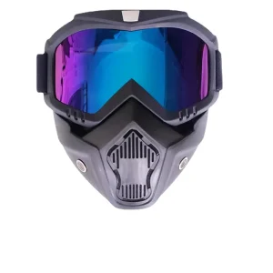 Cycling Sunglasses Riding Motocross Glasses Windproof Masks Full Face Protective UV for Skiing Helmet Goggles