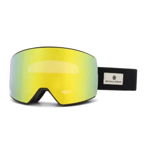 Cylindrical Sports Ski and Snowboard Goggles with Foam Layer for Winter Sports