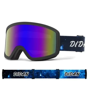 Designer Ski Goggles Anti Fog Custom LOGO Snowboard Goggles Outdoor Double Layer Lens Winter Sports Eyewear