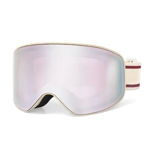 Dilupu Ski Goggles for Small Faces Lens CE UV400 Protection Safety Polarized Lenses OEM Anti fog Snow Sports Eyewear