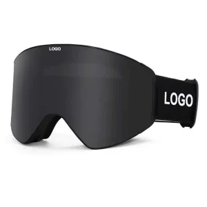 Dilupu Women Mens Snowboard Sports Googles OEM Custom Logo OTG Frameless Retro Anti Fog UV400 Protection Ski Goggles Magnetic