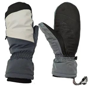 Direct From Manufacturer Winter Use Black White Ski Gloves Snowboarding Unisex Waterproof Warm Breathable Made Thermal Polyester