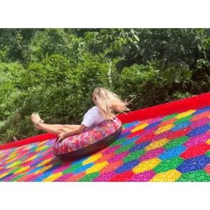 Donut Snow Tube for Outdoor Snow Tubing