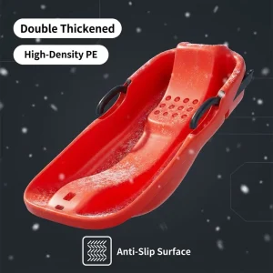 Double Thickened Skate Board for Adults and Kids Wear Resistant Snow Sled and Snow Tube Sand and Grass Board for Winter Fun