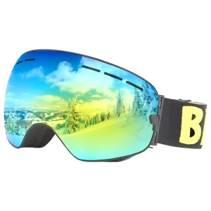 Dual-Layer Anti-Fog Snow Goggles for Adults