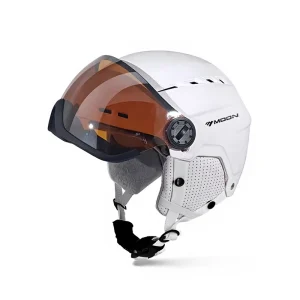 Dual-Sport Winter Ski Helmet with Face Protection EPS Material and Breathable Design