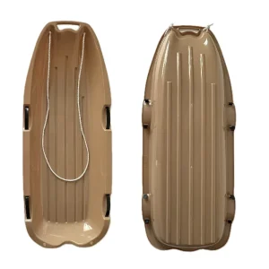Durable Custom OEM 2 Rider Plastic Toboggan Double Snow Sled