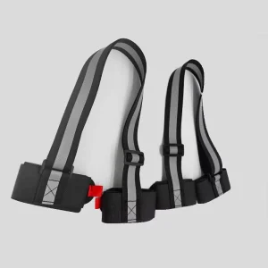 Durable Double Sided Ski Strap EVA Protector Pads Skiing Pole Carrying Straps Loop Hook Fastener Adjustable Hook Tape