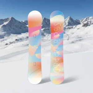 Durable Heavy Duty Alpine Snowboard for Adult Women Beginners Featuring All Purpose Two Way Flatboard Design for Snow Sports