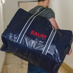 EALER Pro Heavy Duty Custom Logo Nylon Hockey Bag with Zipper Closure Embroidery for Ice Hockey Players
