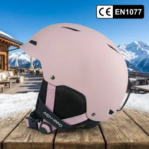EN1077 Certified Manufacturer Custom Logo Ski Skiing Helmet Sport OEM Snow Snowboard Snow Boarding Helmet for Adults Teen Kids