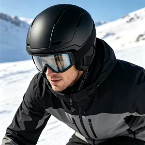 EN1077 OEM In-Mold PC Double-Shell Adjustable Impact-Resistant Ski and Snowboarding Helmet for Adults