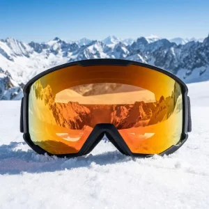 Elite Fog Free Ski Goggles Professional Snowboard Eyewear Mirror Coating Winter Sports Clear Vision Glasses