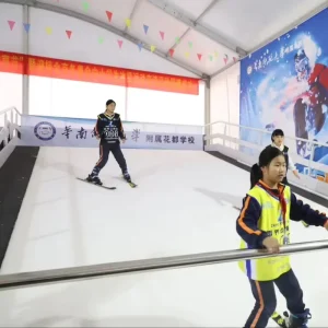 Endless Slope Ski Simulator Indoor Ski Exercise Machine Commercial Sports Center