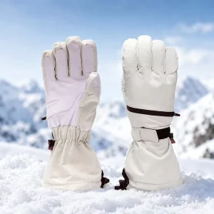 Extreme Cold Weather Men’s Ski Gloves with Thinsulate Thermal Insulation