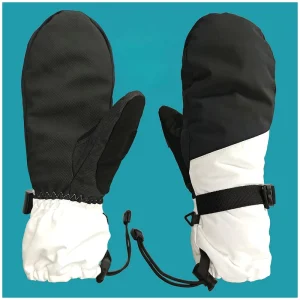 Extreme Cold rated Primaloft Thermal Insulation RPET Ski Gloves Warming and Waterproof Mittens for Skiing and Snowboarding