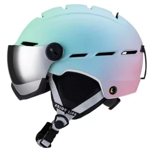 F-SH-17 Unisex Ski Helmet with Double Shell Design PC EPS Material 12 Vents Molded Construction