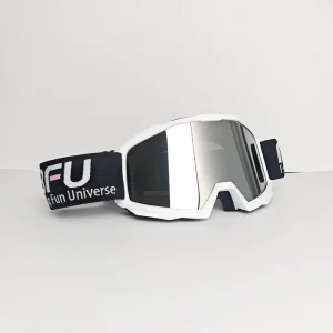 FBFU Dual purpose Ski and Cycling Goggles with Replaceable Lenses Full Rim PC Lenses and Adjustable Headband for Outdoor Sports