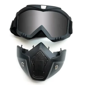 Face Mask Protection Skiing Tactical Sports Glasses Ski Motocross Goggles