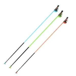 Factory 100% Carbon Fiber Cross Country Ski Poles Lightweight Nordic Ski Sticks With Cork Handle Tungsten Tip